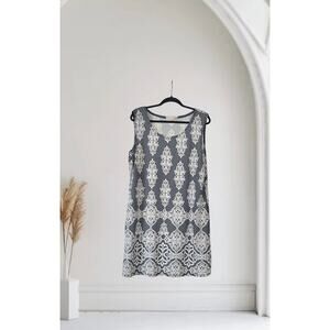 Lapis & Lillies Knee Length Sleeveless Dress Size Large